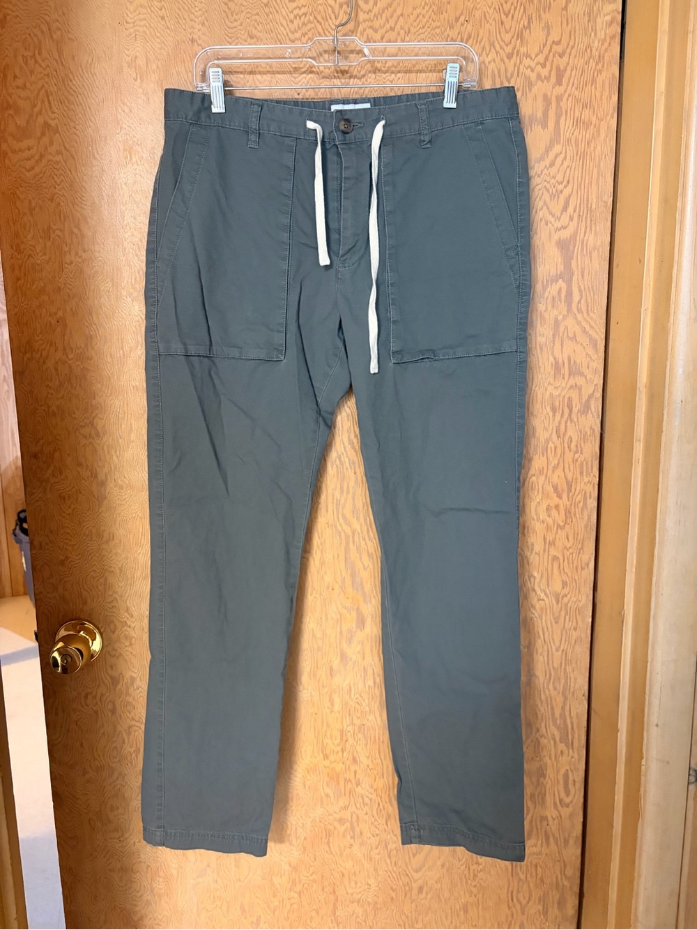 Goodfellow & Co Slate Green 34x32 Front-Pocket Chinos